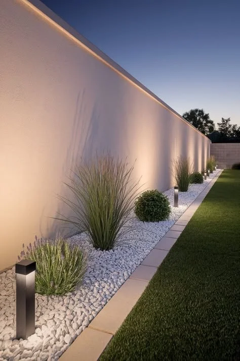 Exterior wall lighting